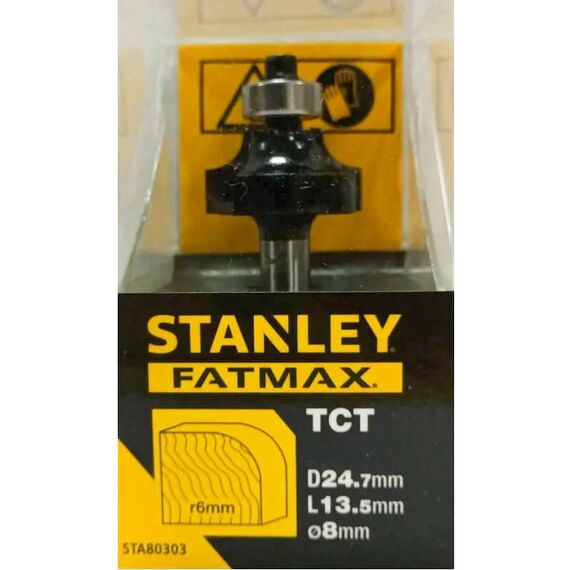 FRAISES TCT / HM - SUPPORT ARRONDI Ø8 MM - R6X24,7MM (1PC) - TISTO