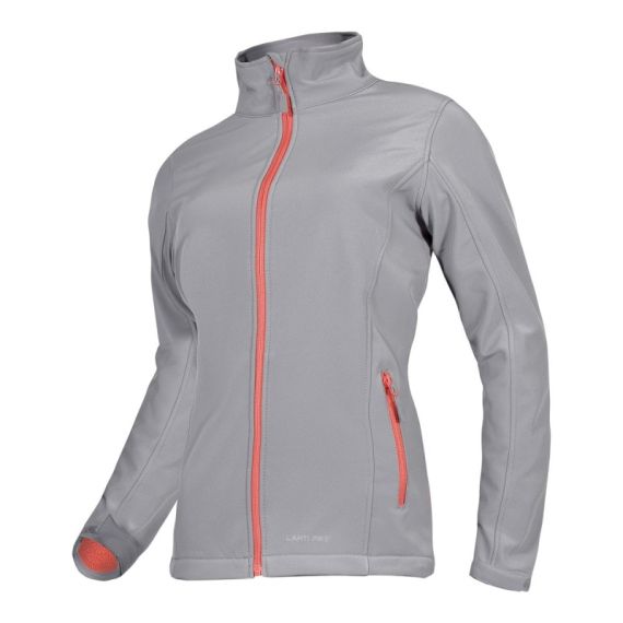 VESTE SOFTSHELL FEMME GRIS-POM "L" LAHTI - TISTO