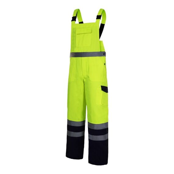AVERTISSEMENT PANTALON À BAVETTE LAHTI "3XL" JAUNE - TISTO