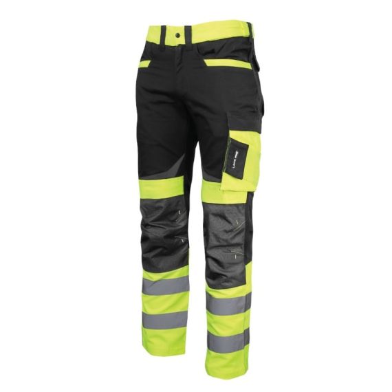 HIGH VISIBILITY BLACK AND YELLOW "L" LAHTI TROUSERS - TISTO