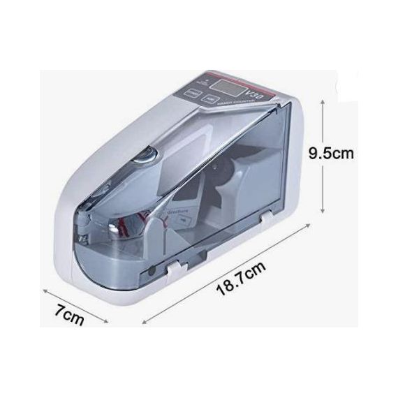 Prenosna naprava za štetje bankovcev