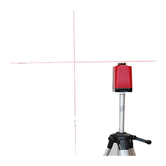 Křížový laser s nástěnným držákem - TISTO Křížový laser s nástěnným držákem - TISTO