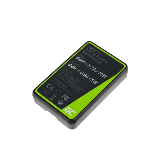 Φορτιστής CBC-E5, LC-E5 για Canon LP-E5, EOS 450D 600D 1000D Kiss F X2 X3 Rebel T1i XS Xsi (8,4V 5W 0,6A) - TISTO