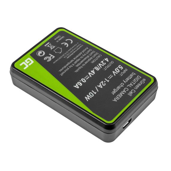 Batterilader MH-25 for Nikon EN-EL15, MB 1V1 D850 D810 D810A D800 D800E D750 D7000 D7500 D7200 D7100 D610 D600 - TISTO