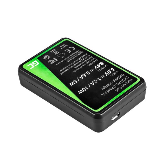 Oplader CB-5L til Canon BP-511 PowerShot G1 G2 G3 G5 G6 90 Pro EOS Kiss Digital Optura 20 D60 300D (8,4V 5W 0,6A) - TISTO