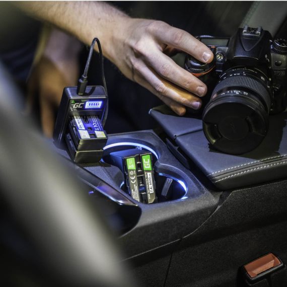 Dual Charger LI-50C for Olympus LI-50B, SZ-15 SZ-16 Tough 6000 8000 TG-810 TG-820 TG-830 TG-850 VR-370 XZ-1 - TISTO