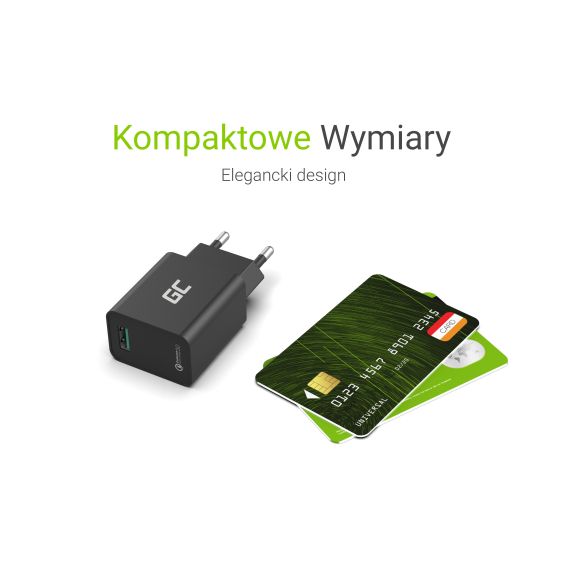 18 W USB-wandoplader met Quick Charge 3.0 snel opladen - TISTO 18 W USB-wandoplader met Quick Charge 3.0 snel opladen - TISTO