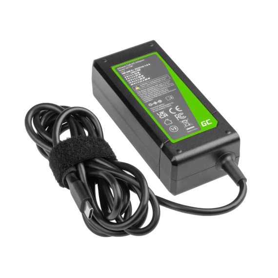 Adaptador de corriente Cargador USB-C de 65 W para portátiles, tabletas, teléfonos - TISTO Adaptador de corriente Cargador USB-C de 65 W para portátiles, tabletas, teléfonos - TISTO