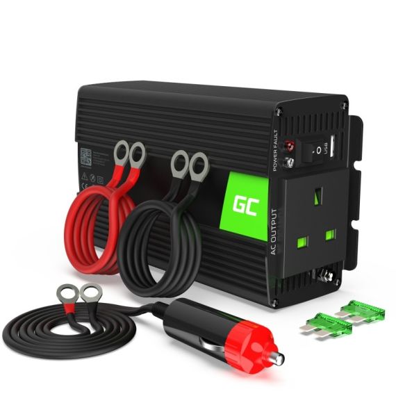 Convertisseur de tension Onduleur 12V à 230V 500W / 1000W Modifié UK PLUG onde sinusoïdale - TISTO