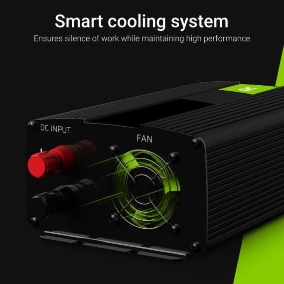 Power Inverter 12V to 230V 500W/1000W Modified sine wave UK PLUG - TISTO Power Inverter 12V to 230V 500W/1000W Modified sine wave UK PLUG - TISTO