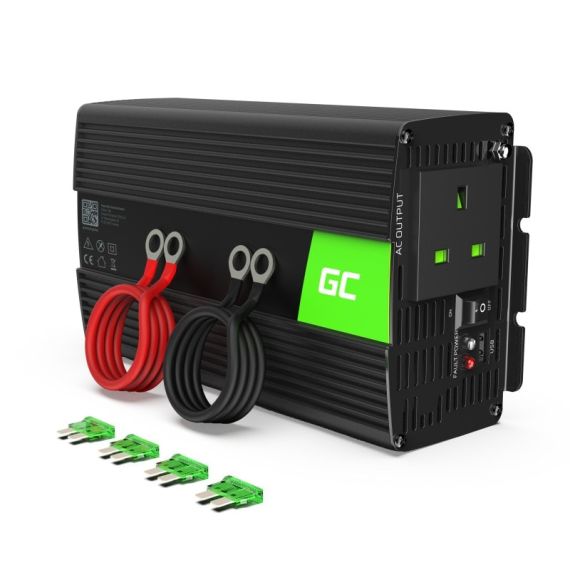 Power Inverter 24V to 230V 1000W/2000W Modified sine wave UK PLUG - TISTO