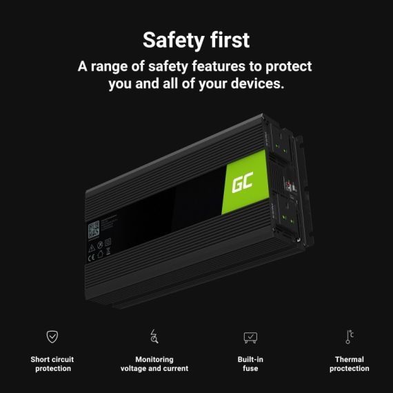 Pretvarač napona Inverter 24V na 230V 2000W / 4000W Modificirani UK PLUG sinusni val - TISTO