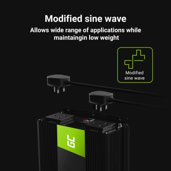 Pretvarač napona Inverter 24V na 230V 2000W / 4000W Modificirani UK PLUG sinusni val - TISTO