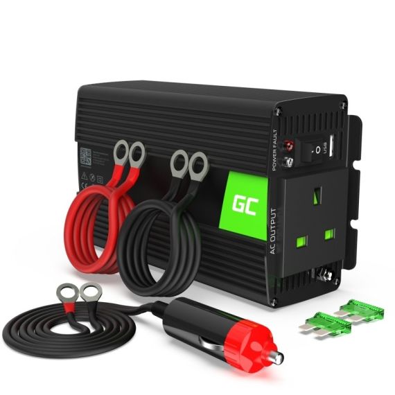 Power Inverter 24V to 230V 500W/1000W Modified sine wave UK PLUG - TISTO