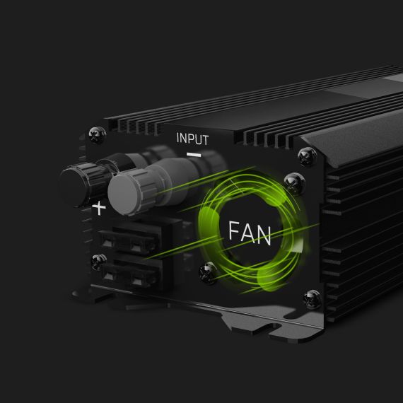 Spänningsomvandlare Växelriktare 24V till 230V 500W / 1000W Modifierad sinusvåg - TISTO