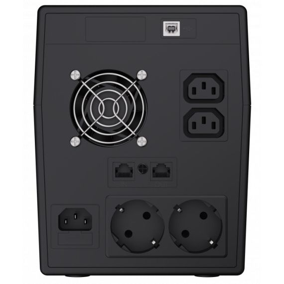 Szünetmentes tápegység UPS 2000VA 1400W teljesítményálló - TISTO