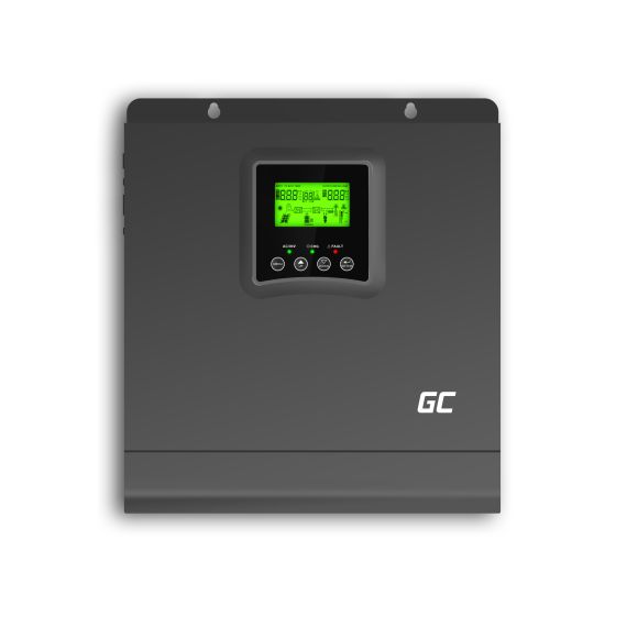 Solar Inverter Off Grid Inverter med MPPT Solar Charger 24VDC 230VAC 2000VA / 2000W Pure Sine Wave - TISTO