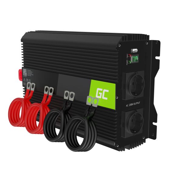 Spændingsomformer Inverter 12V til 230V 2000W / 4000W Modificeret sinusbølge - TISTO
