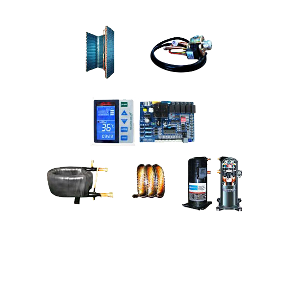 Luft / Wasser-Wärmepumpe 12 kW Monoblock 400 V -25 ° C R407C - TISTO Luft / Wasser-Wärmepumpe 12 kW Monoblock 400 V -25 ° C R407C - TISTO