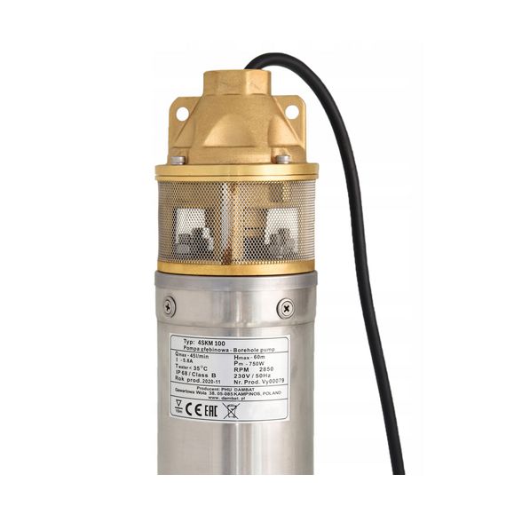 4” submersible deep well monoblock pump 45 l/min 60 m 750 W 230 V - TISTO 4” submersible deep well monoblock pump 45 l/min 60 m 750 W 230 V - TISTO