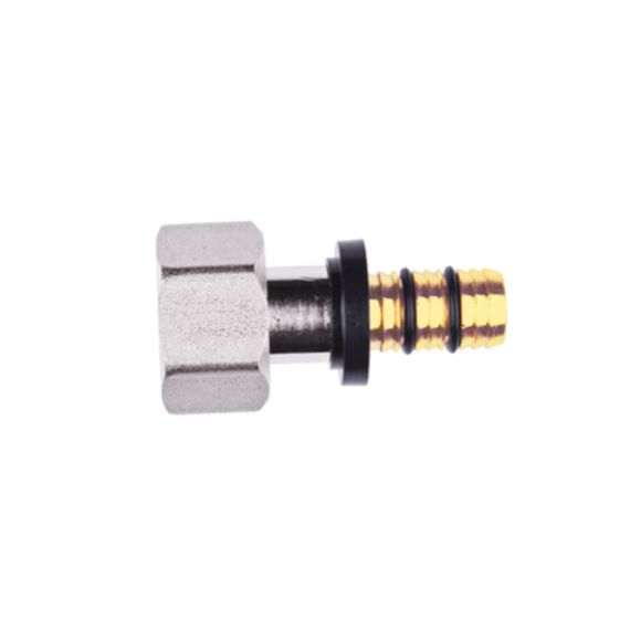 Press screw connection with female thread - TISTO