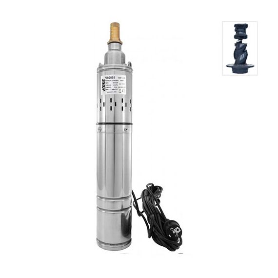 Monoblokowa pompa głębinowa 30 l/min 50 m 550 W 100 mm 230 V - TISTO
