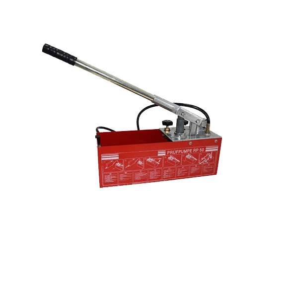 Professionele handpomp voor druktest 50 bar met tank - TISTO
