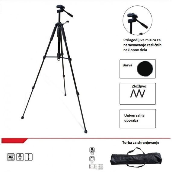 Trinožno 1560 mm -re állt - TISTO Trinožno 1560 mm -re állt - TISTO